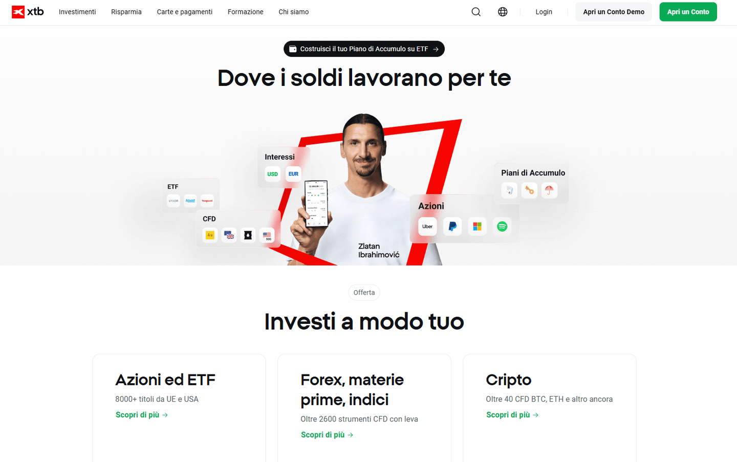 Pagina iniziale XTB