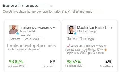 migliori investors copytrading