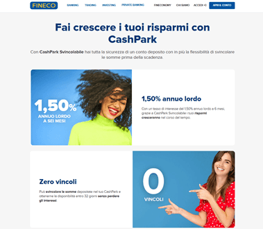 interesse saldo fineco