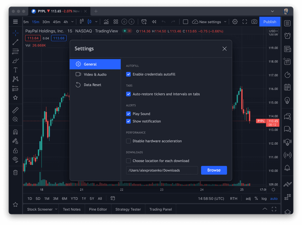 tradingview  supporti e resistenze