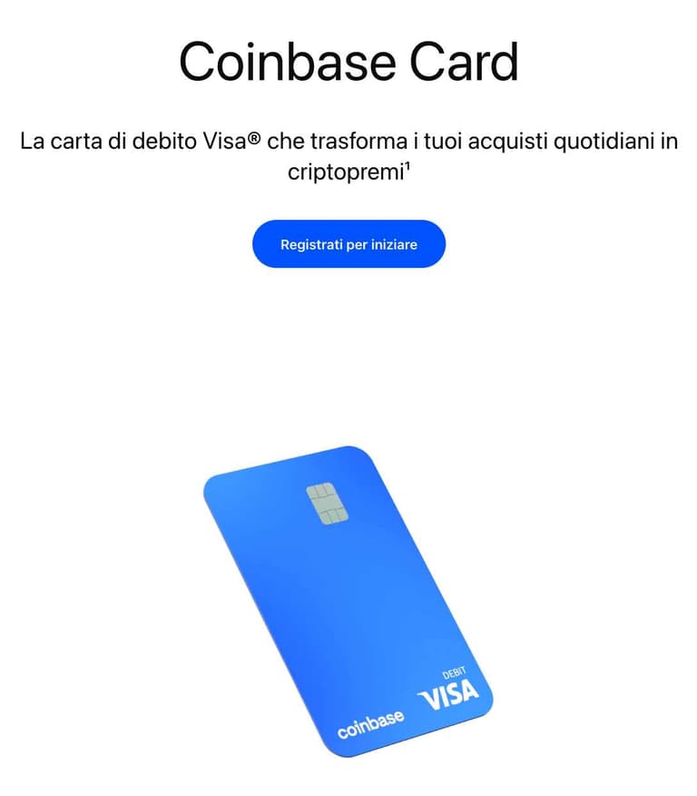 coinbase card recensioni