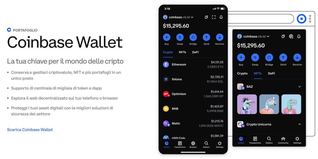 coinbase wallet recensioni