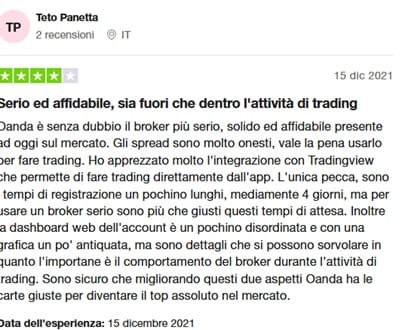 oanda opinioni trustpilot