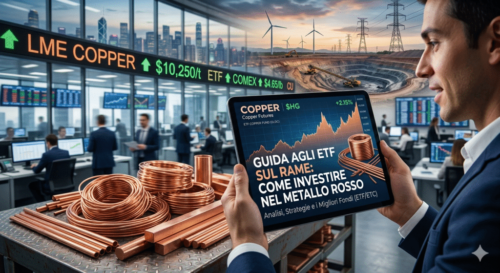 Podio dei migliori ETF e ETC sul rame nel 2026