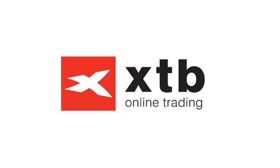 Logo di XTB trading online.
