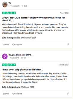 investments fisher opinioni trustpilot