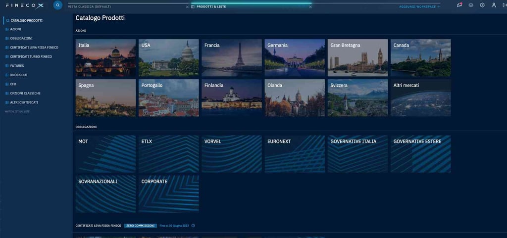 piattaforma fineco x