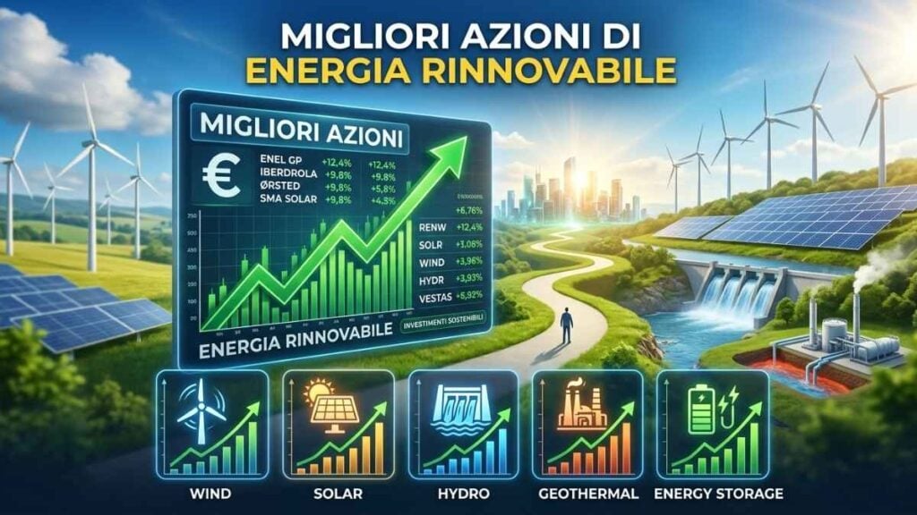 Migliori azioni di energia rinnovabile: selezione 2026