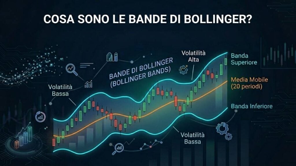 Bande di Bollinger: cosa sono, come funzionano e strategie di trading