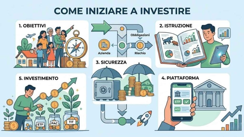 come iniziare a investire da zero - tutti i passi necessari