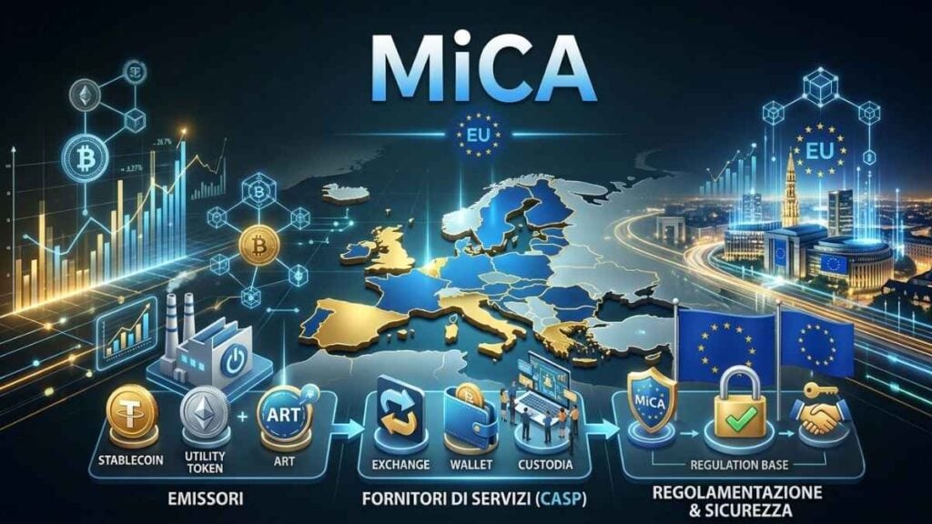 Regolamento MiCA: cosa cambia per gli exchange crypto in Europa