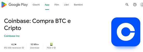 coinbase app android