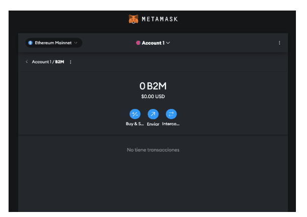 Metamask su Google Chrome