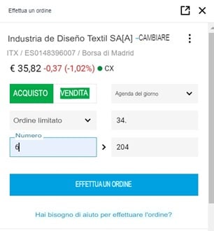 aprire_ordine DEGIRO