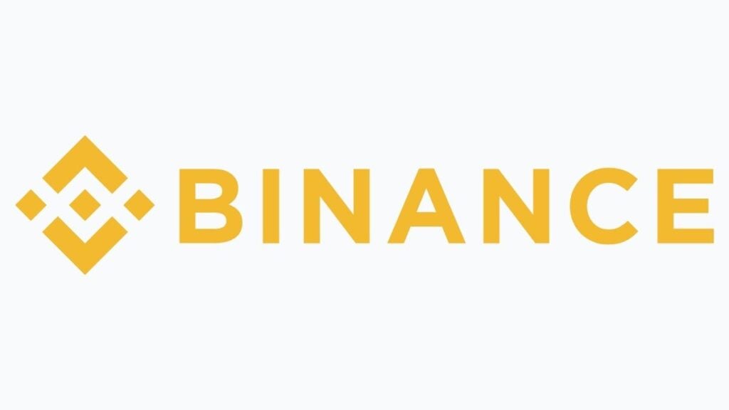 logo binance con fondo bianco