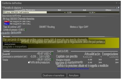 come creare-call-credit-spread-ibkr