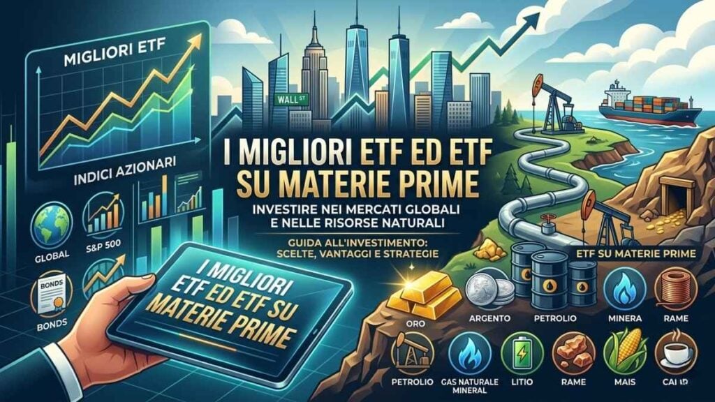 Migliori ETF ed ETC su materie prime UCITS 2026
