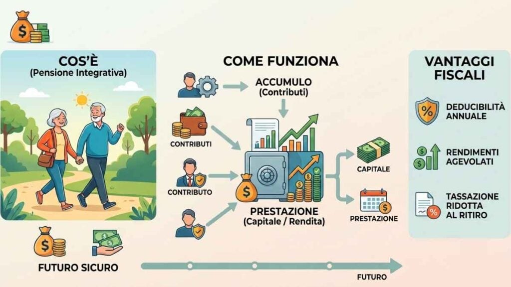 Pensione integrativa: cos'è e come funziona il fondo pensione