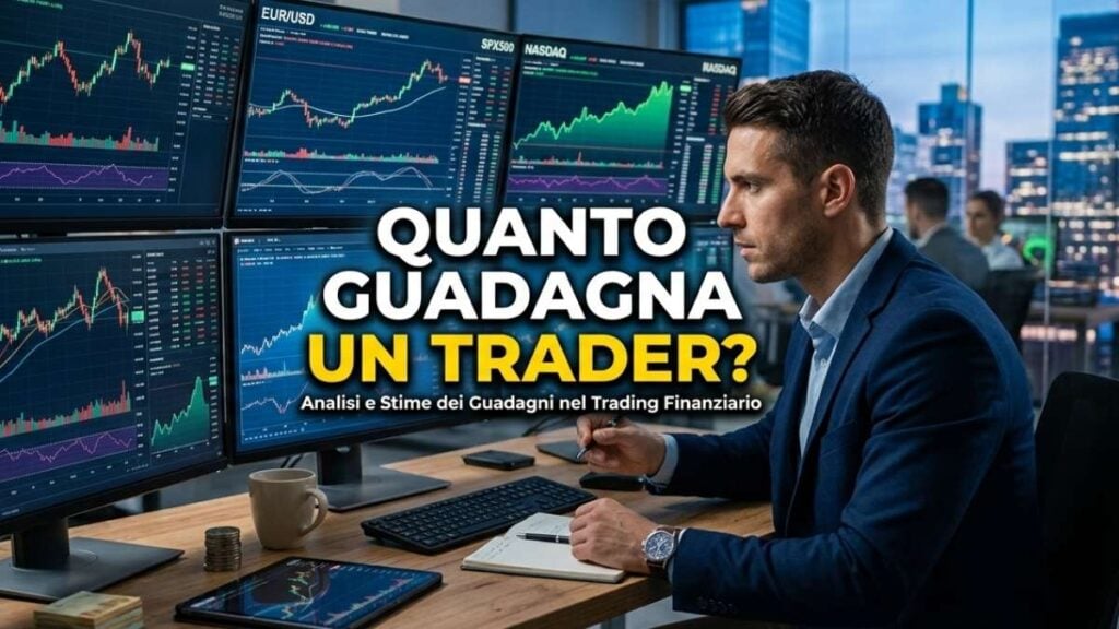 Quanto guadagna un trader: stipendi, profitti e 1000 euro al mese