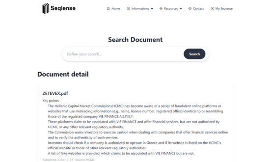 avvertenza su Taotrade