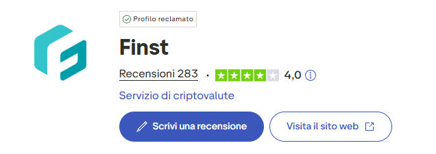 valutazione finst su trustpilot