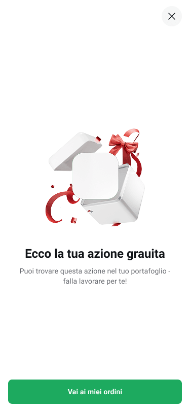 azione gratis xtb ricevuta e visibile in portafoglio