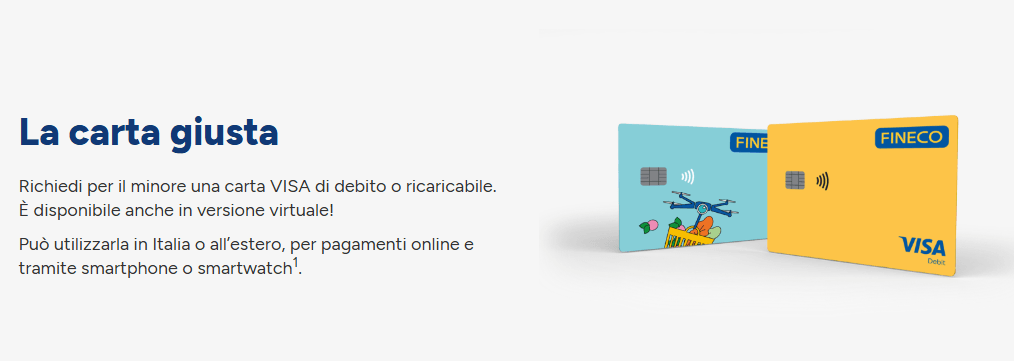 carta fineco under 18