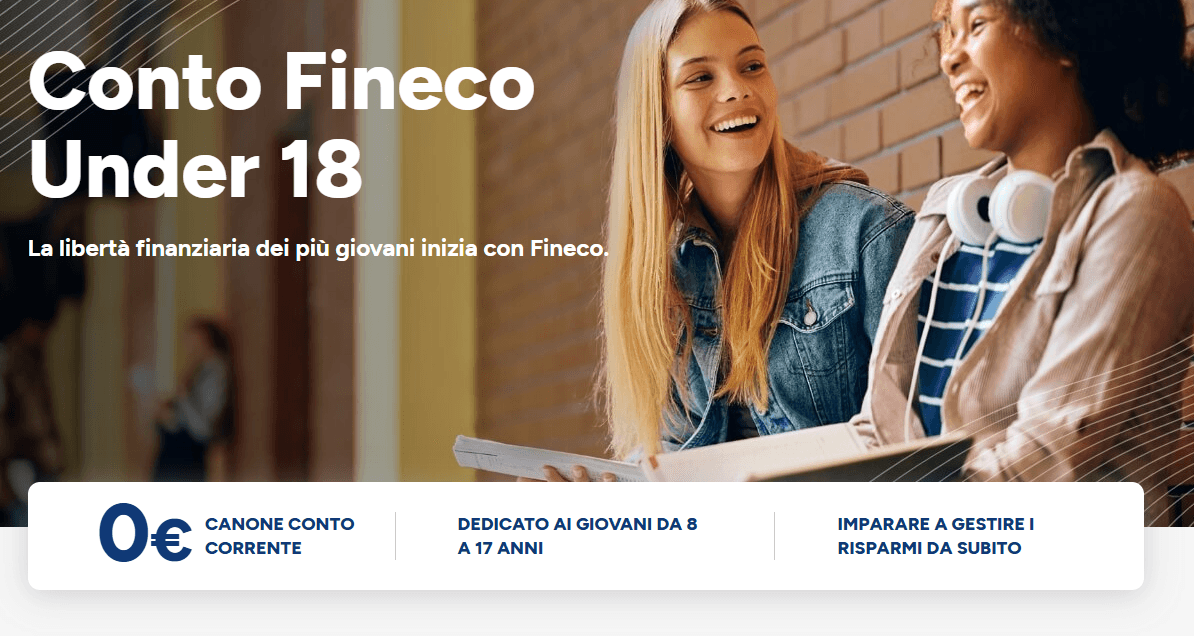 landindpage fineco under 18