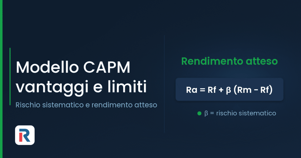 Modello CAPM: formula, beta e Security Market Line