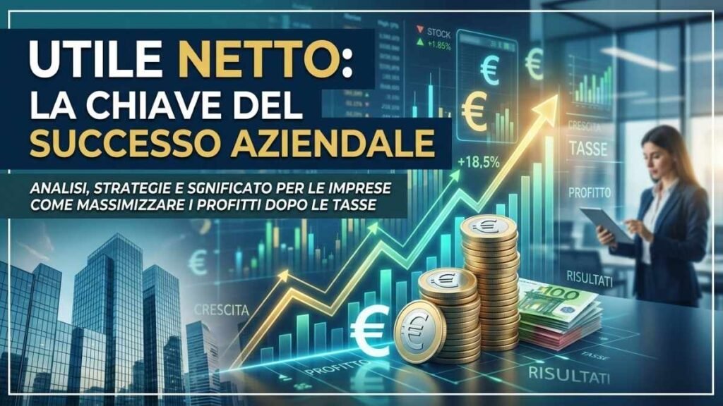 cos'è l'utile netto e come applicarlo agli investimenti