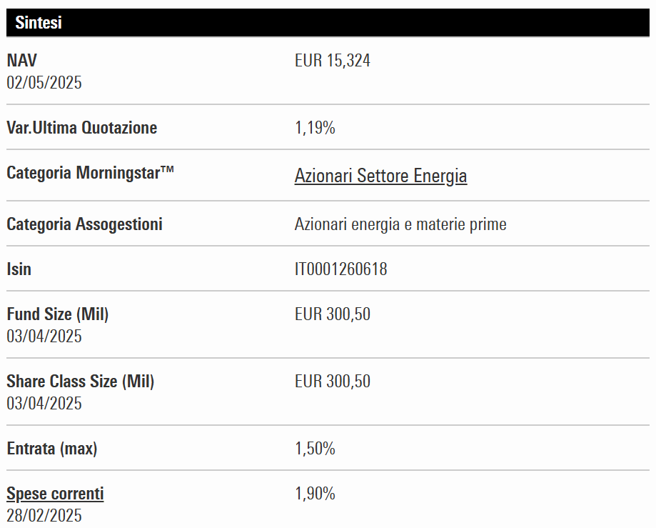 Caratteristiche Eurizon