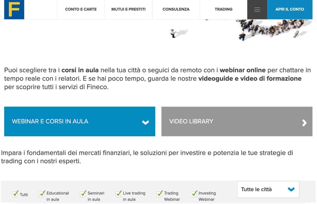 corsi strategie di trading