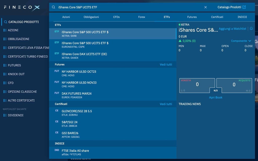fondi comuni indicizzati