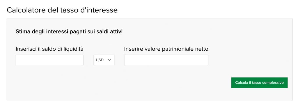 interactive brokers interessi