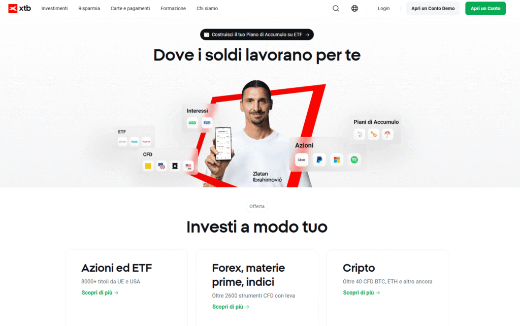 Pagina iniziale XTB