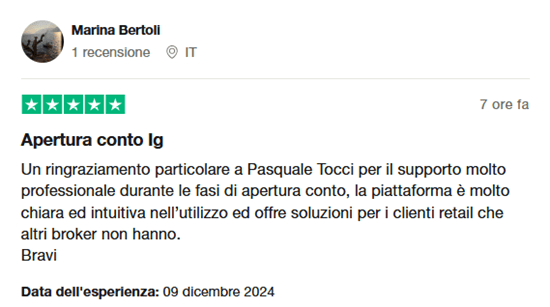 ig opinioni trustpilot