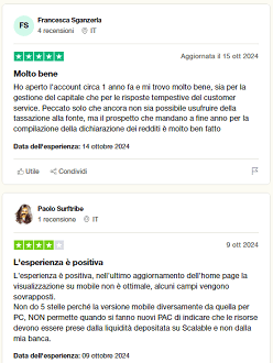 opinioni scalable capital trustpilot