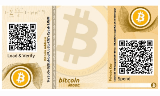 Paper wallet
