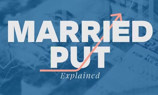 Strategia Married Put spiegata nel trading finanziario.