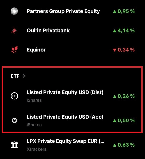 Private equity su Trade Republic da 1 euro