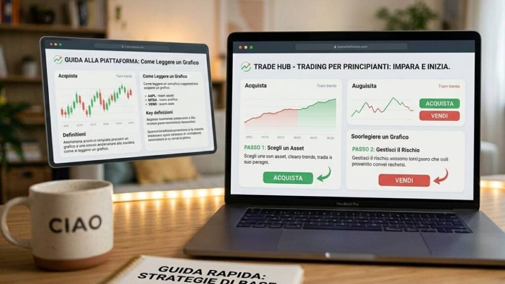 migliori piattaforme di trading per principianti con grafici leggibili, costi e commissioni