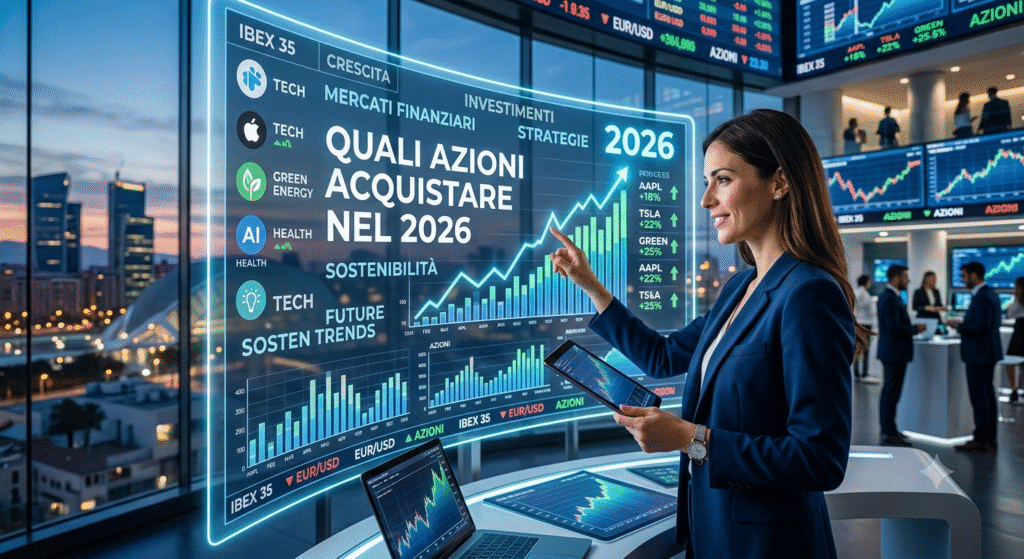 Quali azioni comprare nel 2026: migliori titoli italiani