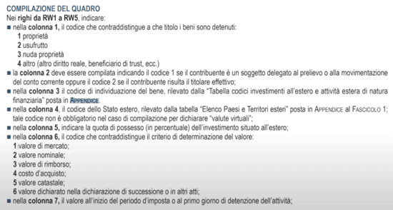 compilazione quadro RW criptovalute