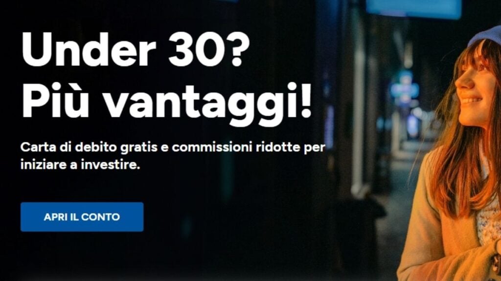 fineco conto under 30 homepage