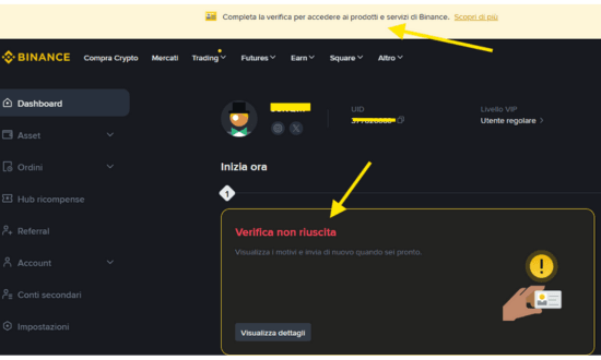 verifica wallet binance