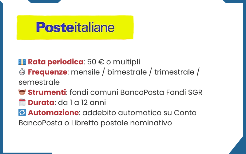 caratteristiche del pac con bancoposte