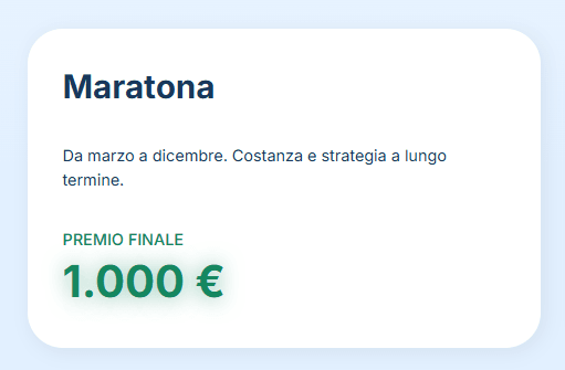 maratona - sfida rankia 2026 premio finale