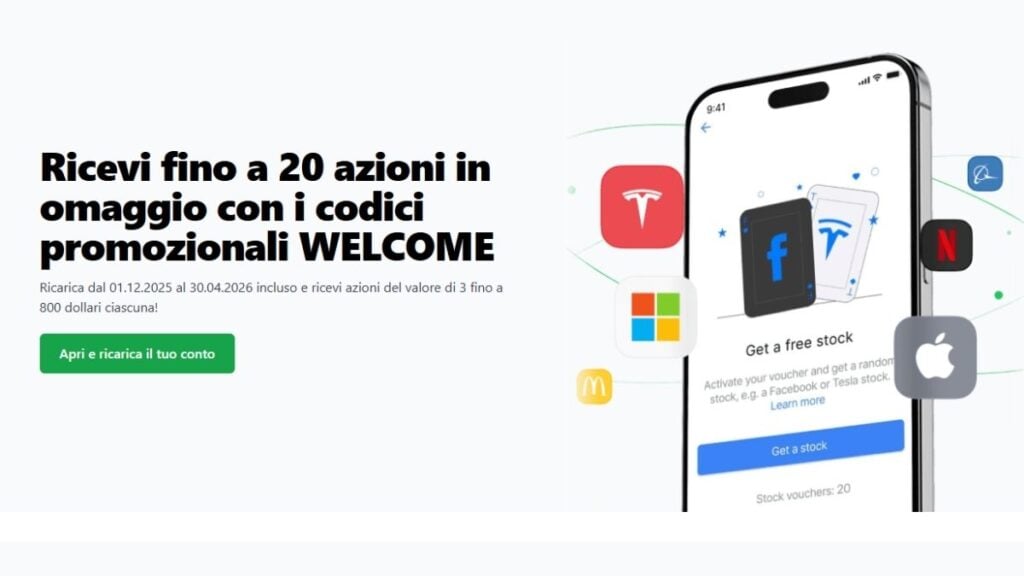 promo azioni gratis freedom24 landingpage