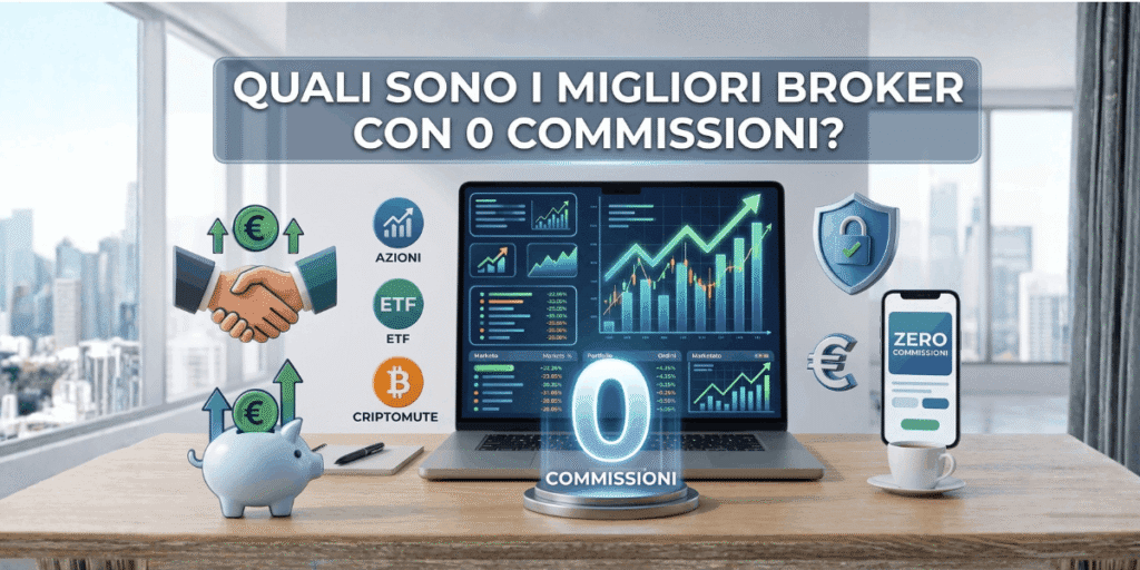 Migliori broker senza commissioni 2026 a confronto