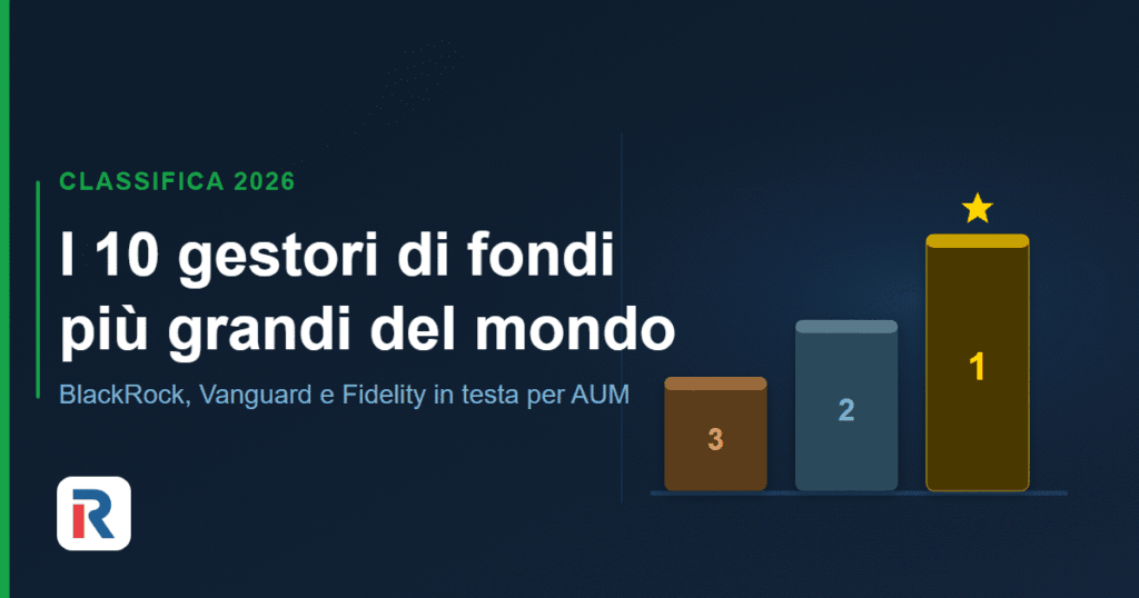 I 10 gestori di fondi più grandi del mondo nel 2026: classifica AUM